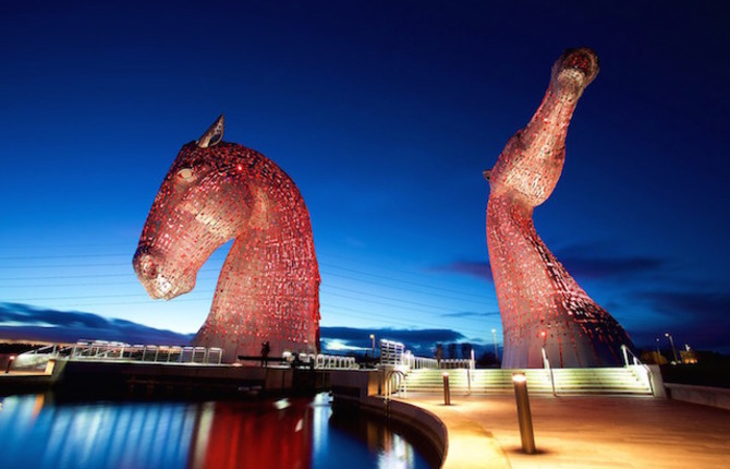 Giant Horse Head Sculpture