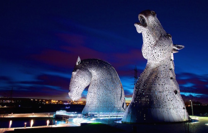 Giant Horse Head Sculpture