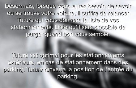 Tuture – Retrouver sa voiture avec élégance