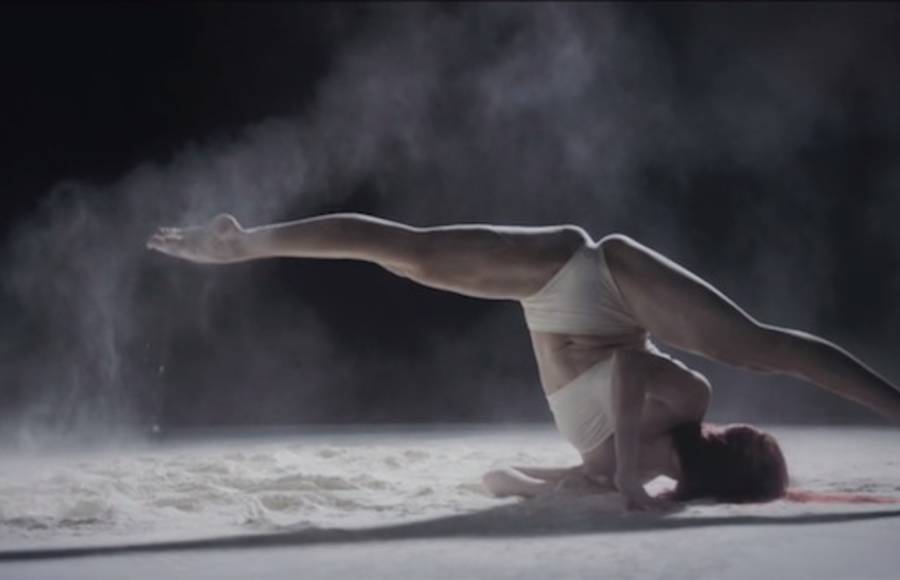 A Dancer Coming to Life From White Powder