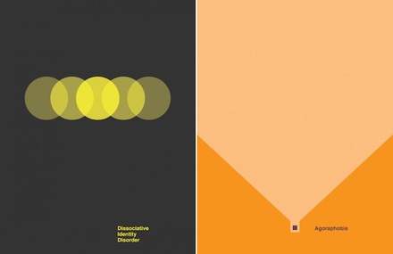 Mental Disorders Seen As Minimal Design Posters