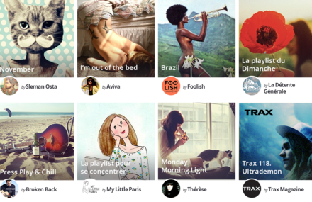 Un écrin pour les belles playlists du web