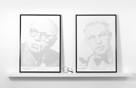Portraits Made with Tiny Letters
