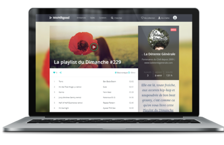Un écrin pour les belles playlists du web