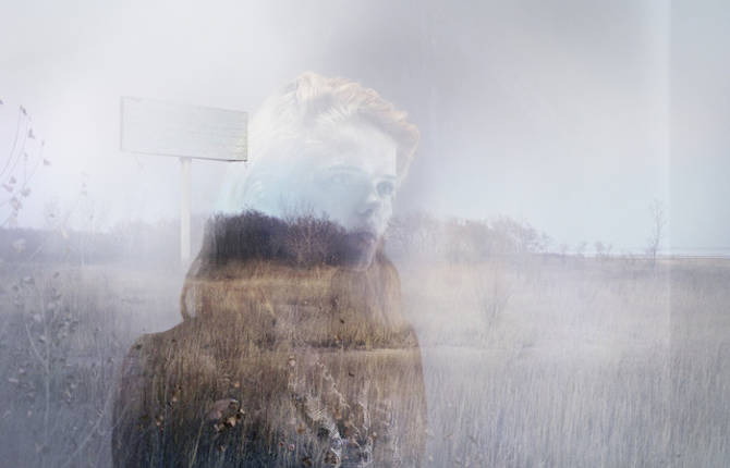 Double Exposure Portraits by Julia Fullerton-Batten