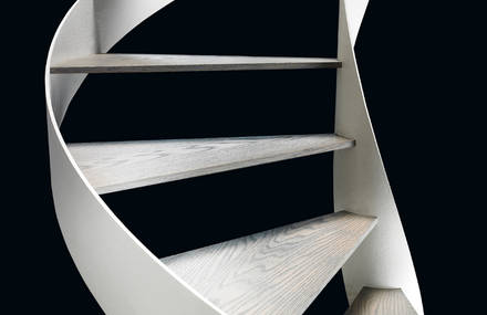 Rizzi’s steel spiral staircase