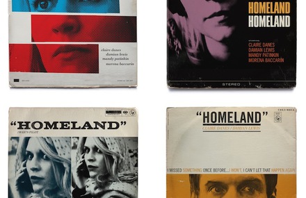 Homeland TV Shows As Jazz Vinyls Covers