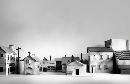 Shoes boxes houses