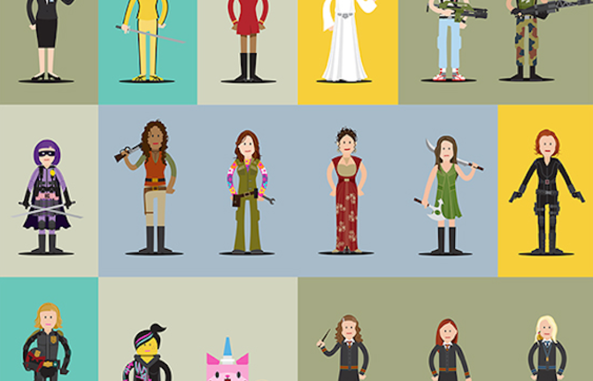 Famous Female Characters in Movies and TV