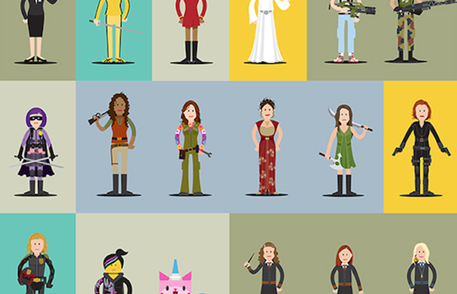 Famous Female Characters in Movies and TV