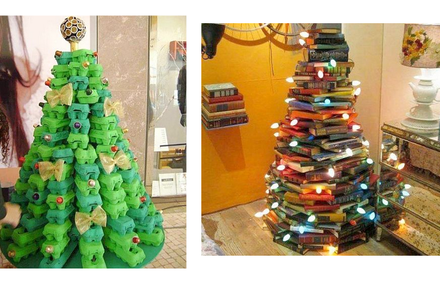 Several Creative Ideas for Christmas Decoration Made of Eco Materials