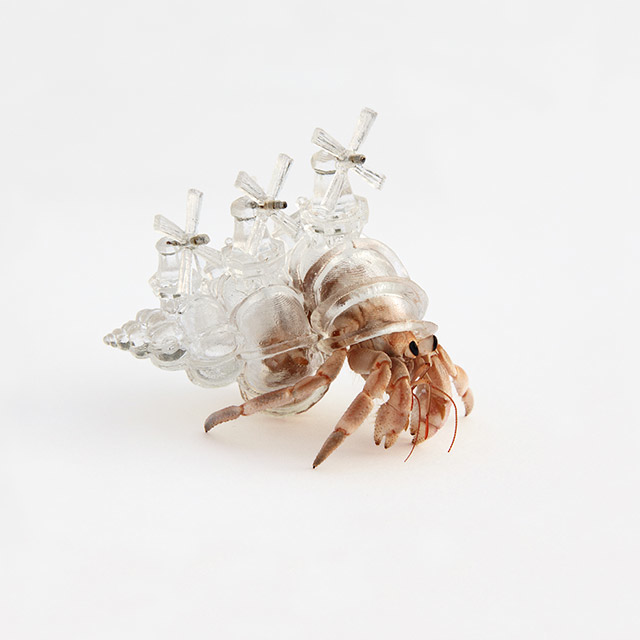 13 3D Printed Hermit Crab Shell by Aki Inomata
