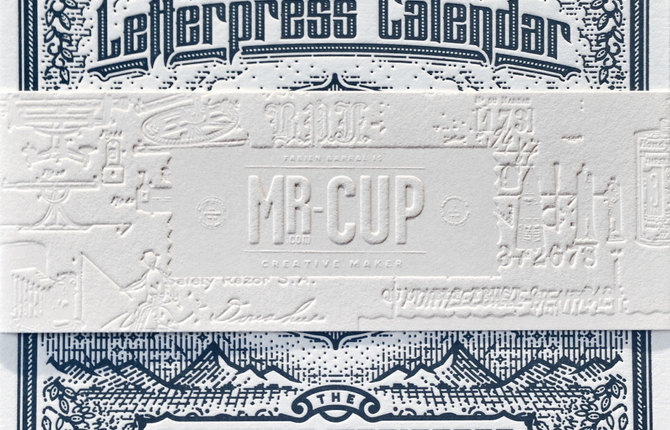 2015 Letterpress Calendar