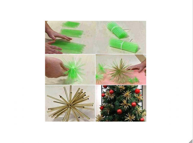 Several Creative Ideas for Christmas Decoration Made of Eco Materials