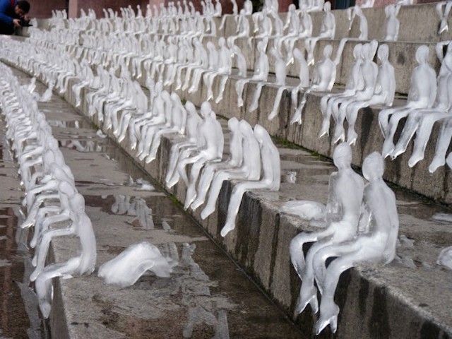 Army of Melting Ice Sculptures-0
