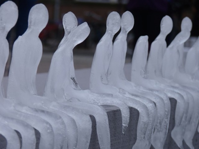 Army of Melting Ice Sculptures-3