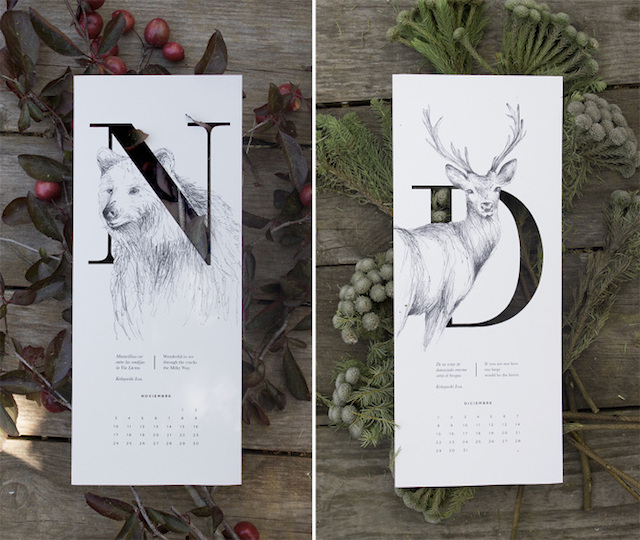 Delicate 2015 Illustrated Calendar -6