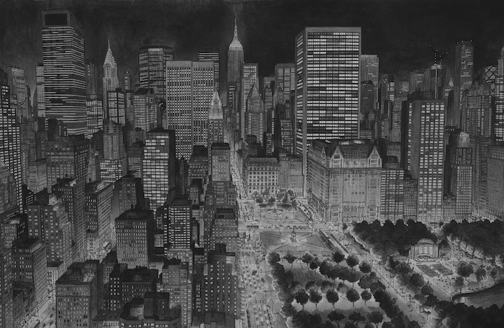 Detailed Cityscapes from Artist Memory_0