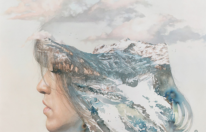Double Exposure Paintings