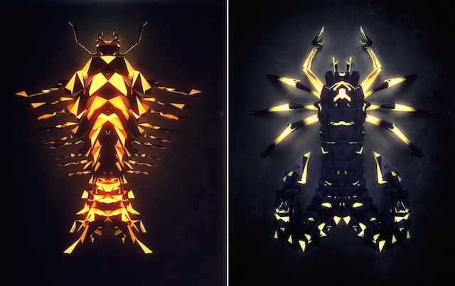Fictitious Insects Illustrations