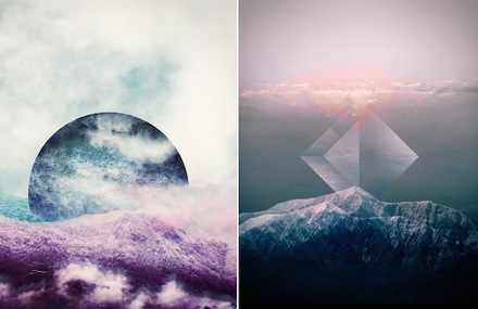 Geometric Forms in Surreal Nature