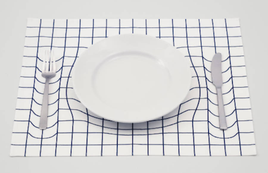 Graphic Warp Table Mat