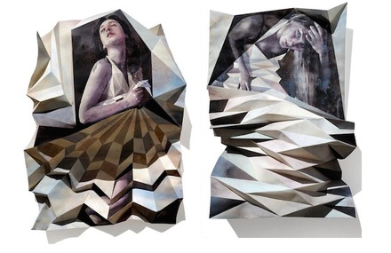 Impressive Folded Paintings