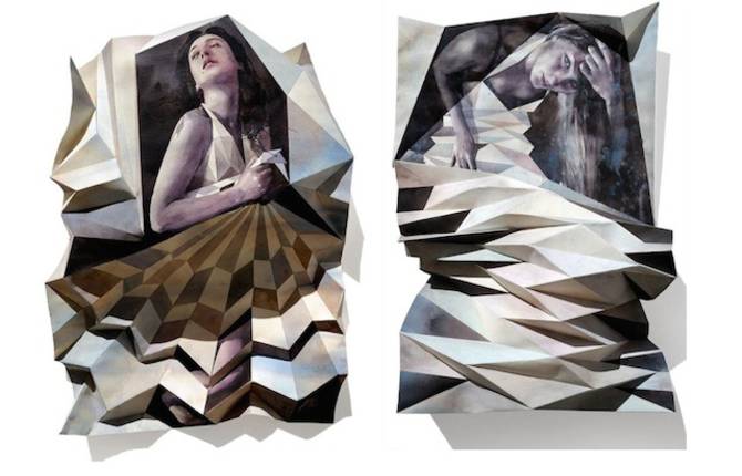 Impressive Folded Paintings