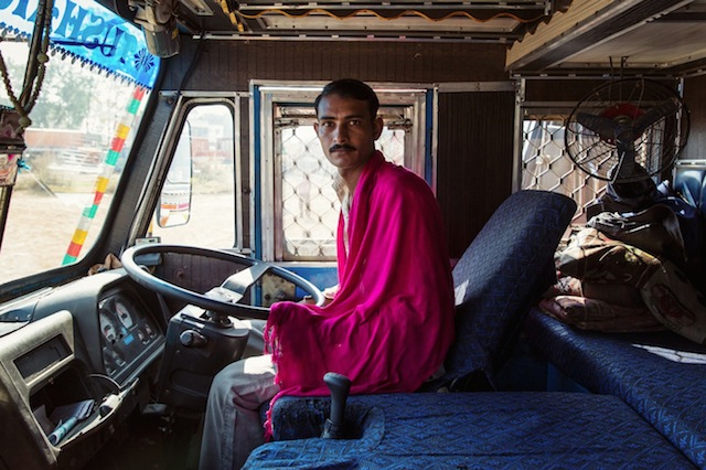 Indian Technicolor Trucks Photography-24