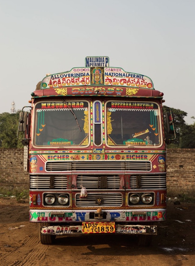 Indian Technicolor Trucks Photography-9