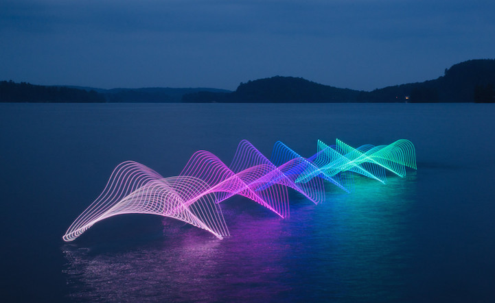 Light Painting with Kayakers and Canoers_0