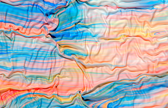 Swirling Mixed Paint Photography