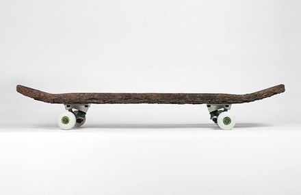 Natural Wooden Skateboard