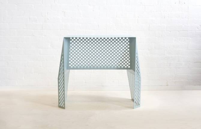 Perforated Steel Chair