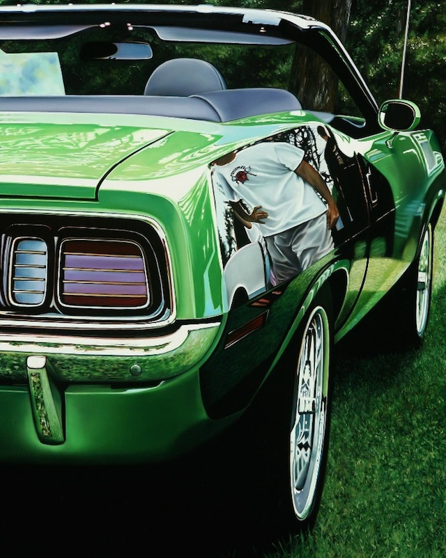 Realistic Old Polished Cars Paintings -10