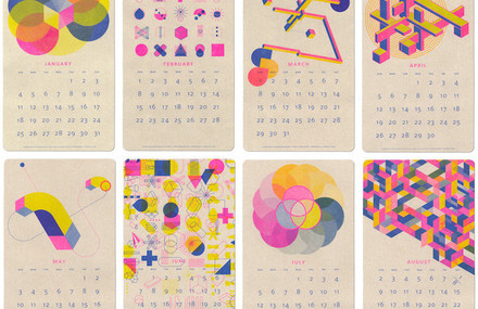 2015 Isometric Risograph Calendar