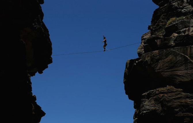 Slacklining in Australia