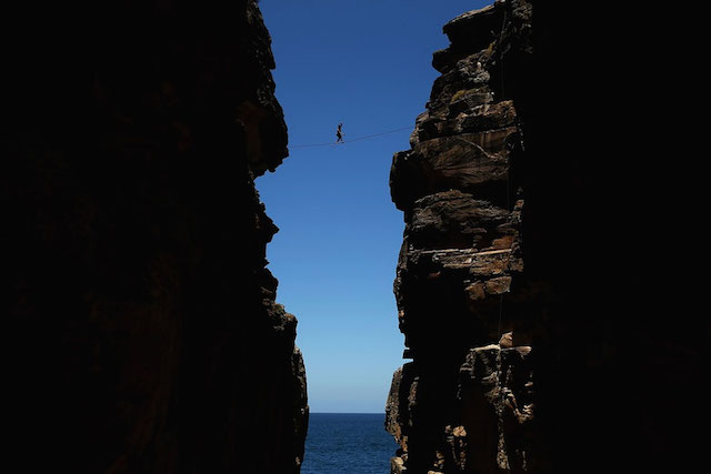 Slacklining in Australia 10