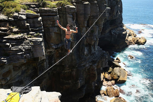 Slacklining in Australia 2