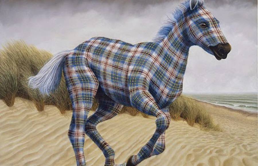 Tartan Animals Paintings