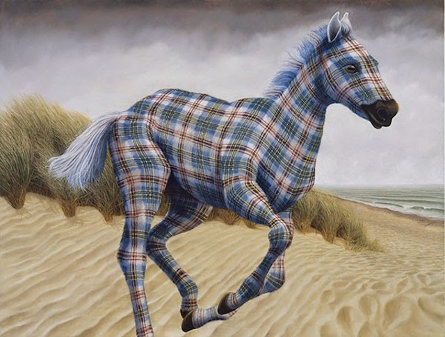 Tartan Animals Paintings -0