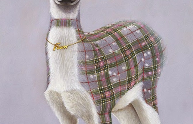 Tartan Animals Paintings