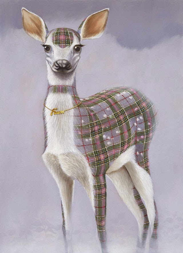 Tartan Animals Paintings -1