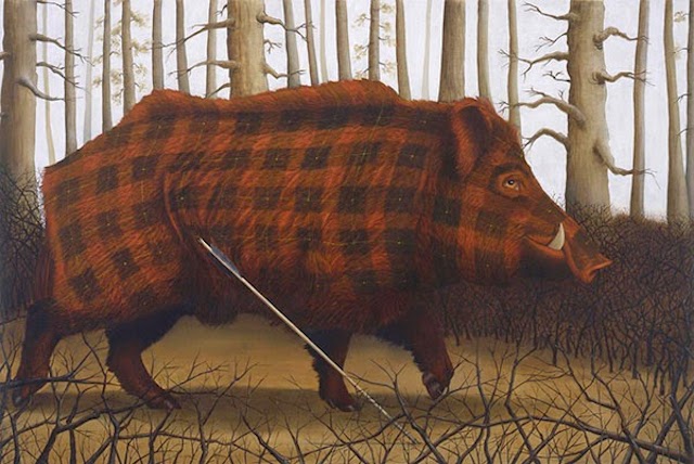 Tartan Animals Paintings -3