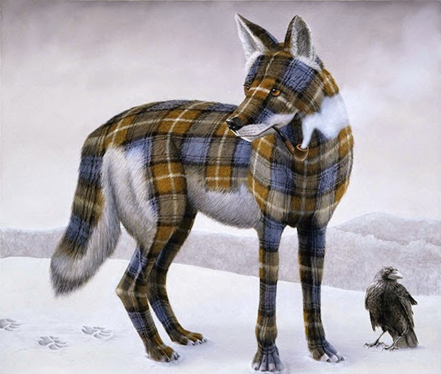 Tartan Animals Paintings -9