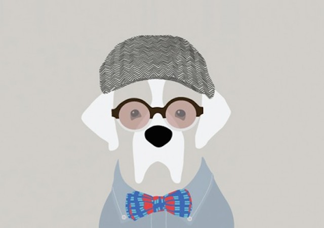 Trendy Dogs Illustrations-0