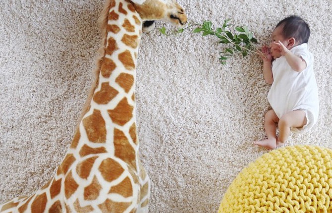 A Mom Stages Her Baby in Imaginative Scenes
