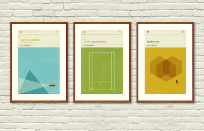 Redesigned Wes Anderson’s Movie Posters