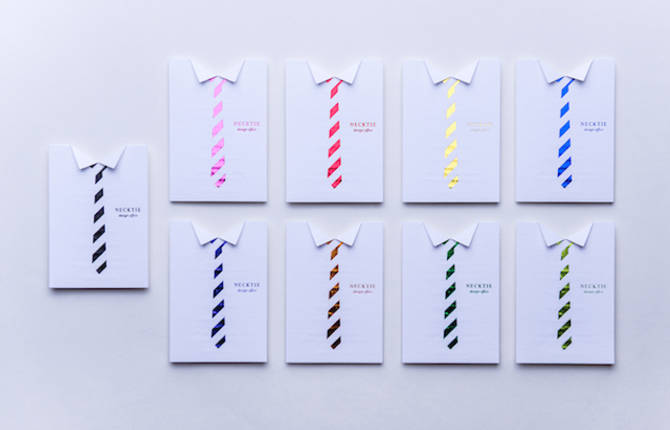 Necktie Business Cards