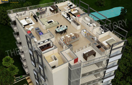 3D Floor Plan Rendering | 3D Floor Plan
